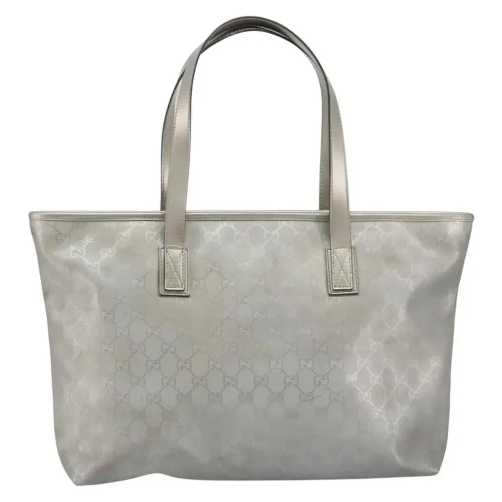 Gucci GG Imprime Tote Silver